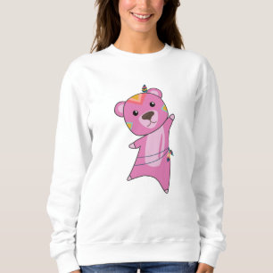 Sweatshirt Ours Indien Ours Fashing Teddy Feather
