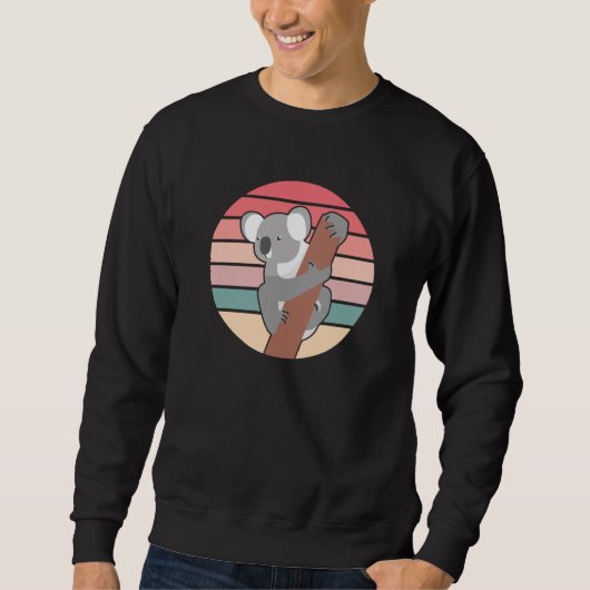 Sweatshirt Ours Koala Rétro (Devant)