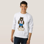 Sweatshirt Ours Minimum Funky Office Pun Art (Devant entier)