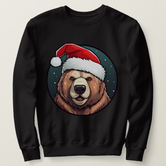 Sweatshirt Ours Noël (Design devant)