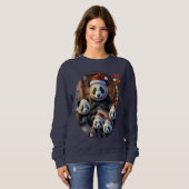 Sweatshirt Ours Pandas (Devant entier)