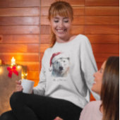Sweatshirt Ours polaire de Noël, personnalisable
