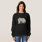 Sweatshirt Ours polaire et petit (Devant entier)