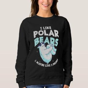 Sweatshirt Ours polaire Pôle Nord Ice Animal