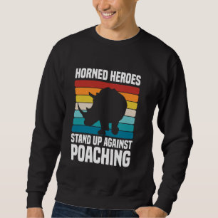 Sweatshirt Ours polaires Réhabilitation des animaux Rhino fau