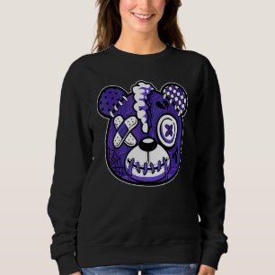Sweatshirt Ours qui dégoutte  Aime les Retro Matching 5s Conc