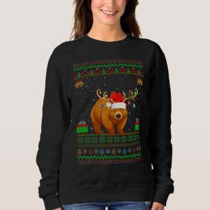 Sweatshirt Ours Santa Hat Correspondant Grizzly moche Ours Ch