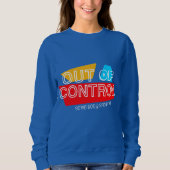 Sweatshirt Out of Control – Bold Typography Statement Design (Devant)