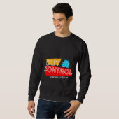 Sweatshirt Out of Control – Bold Typography Statement Design (Devant entier)