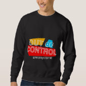 Sweatshirt Out of Control – Bold Typography Statement Design (Devant)