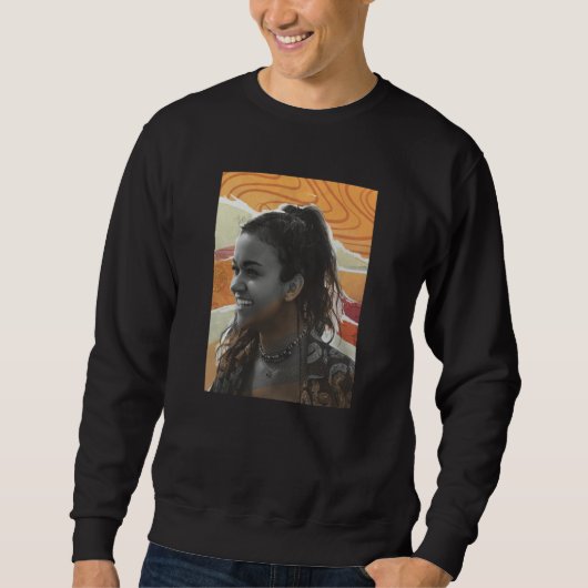 Sweatshirt Outer Banks Season 3 Kiara Mixed Media Collage Por (Devant)