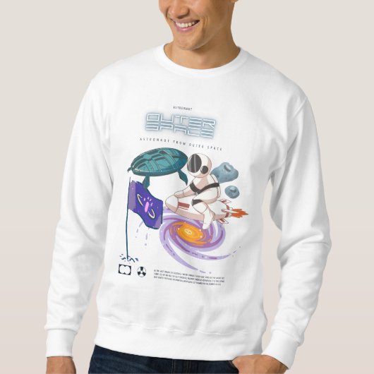 Sweatshirt outer space (Devant)