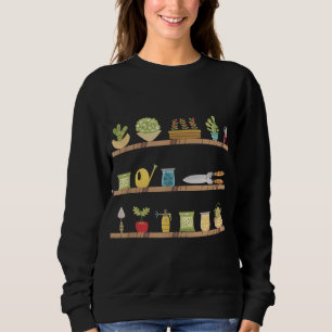 Sweatshirt Outils de jardin avec de beaux Plantes pour jardin