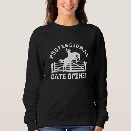 Sweatshirt Ouvreur de porte professionnel (Devant)