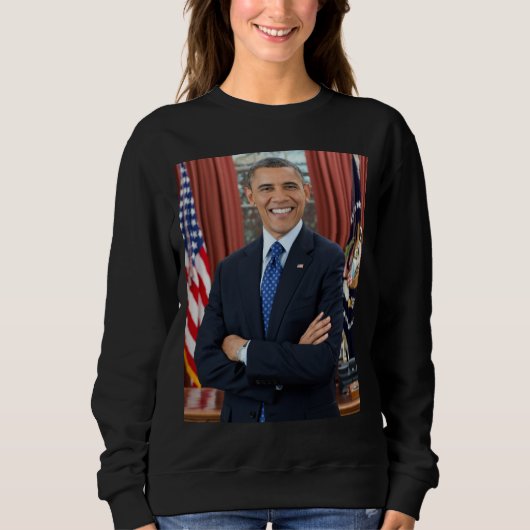 Sweatshirt Oval Office Portrait, Obama Barack Président des É (Devant)
