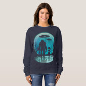 Sweatshirt OVNI Alien Bigfoot (Devant entier)