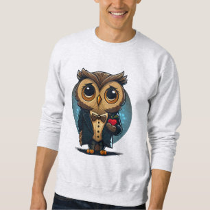 Sweatshirt Owl Groom in Love : Perfect Valentine's Day Gift