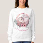 Sweatshirt Owl Love You Forever (Devant)