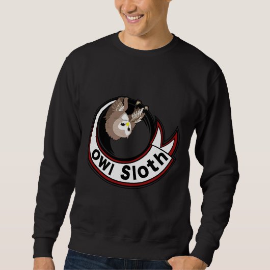Sweatshirt Owl Sloth (Devant)