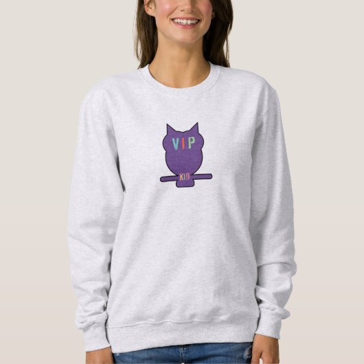 SWEATSHIRT OWL VIPKID. (Devant)