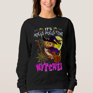 Sweatshirt Owl Witch C'est Hocus Pocus Time Witches Halloween