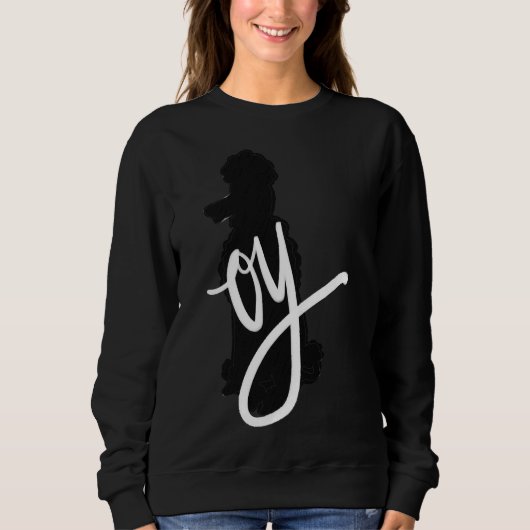 Sweatshirt Oy Poodle (Devant)