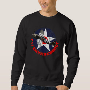 Sweatshirt P47 Thunderbolt 2ème guerre mondiale Fighter Plane