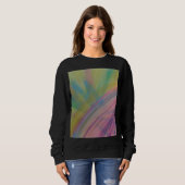 Sweatshirt P9 Art Abstrait Coloré Unique (Devant entier)