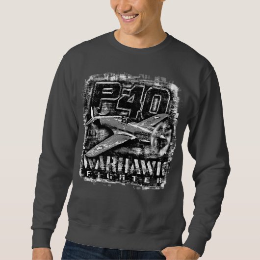 Sweatshirt P-40 Warhawk (Devant)