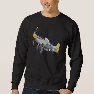 Sweatshirt P 51 2ème guerre mondiale Mustang