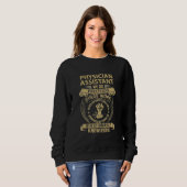 Sweatshirt Pa Médecin Assistant Nous faisons Précision Devis  (Devant entier)