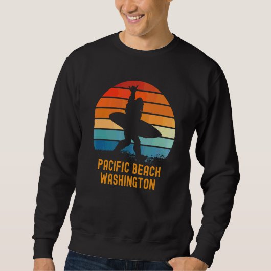 Sweatshirt Pacific Beach Washington Sasquatch (Devant)