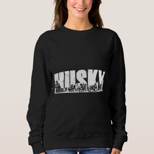Sweatshirt Pack Chien Sibérie Husky Avec Eskimo (Devant)