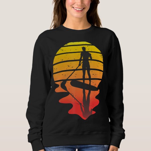 Sweatshirt Pagaie arrière Sunset SUP (Devant)