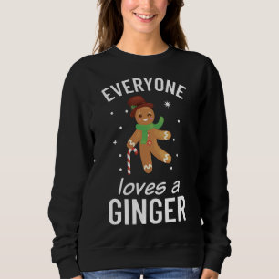 Sweatshirt Pain d'épice biscuit Tout le monde aime le gingemb