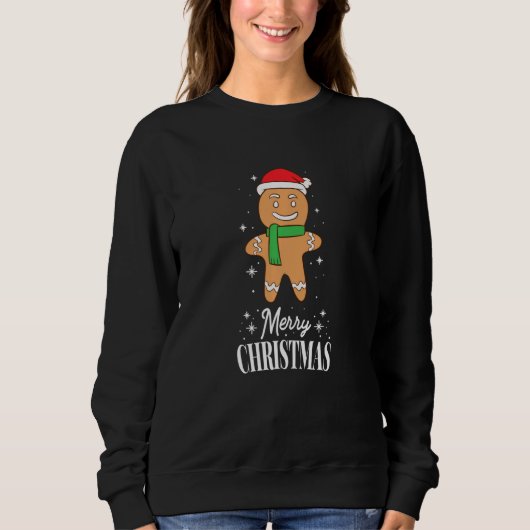 Sweatshirt pain d'épices de Noël (Devant)