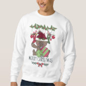 Sweatshirt pain d'épices de Noël (Devant)