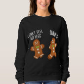 Sweatshirt Pain d'épices de Noël Hommes Je ne peux pas sentir (Devant)