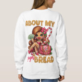 Sweatshirt Pain d'épices Diva Drôle Noël urbain (Dos)