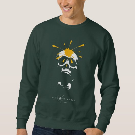 Sweatshirt Paintball Crâne (Devant)
