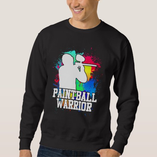Sweatshirt Paintball Warrier Paintballer (Devant)
