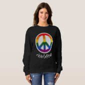 Sweatshirt Paix 2022 Paix mondiale Unité internationale Amour (Devant entier)