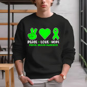 Sweatshirt Paix, Amour et Espoir