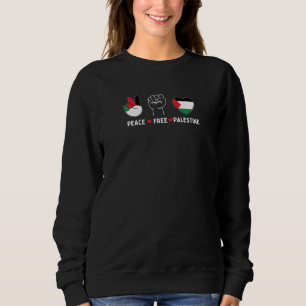 Sweatshirt paix amour palestine -liberté pour les palestinien