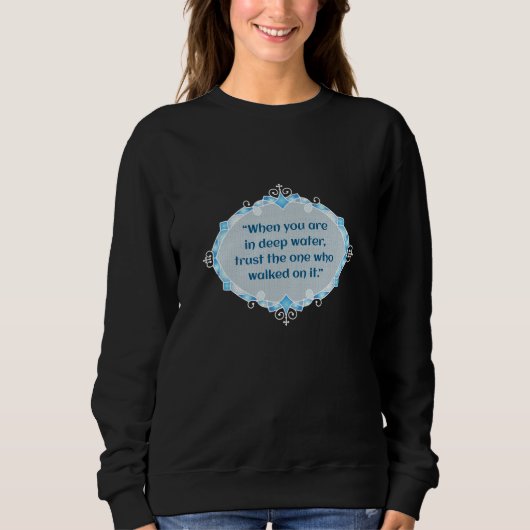 Sweatshirt Paix dans les eaux profondes (Devant)