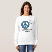 Sweatshirt Paix de la conversation (Devant entier)