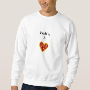 Sweatshirt Paix et pizza Crewneck