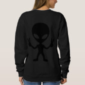 Sweatshirt paix extraterrestre (Dos)