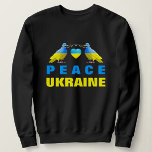 Sweatshirt Paix Pour L'Ukraine - Liberté - Coeur De La Colom