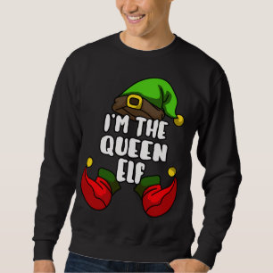 Sweatshirt Pajama de fête de Noël de la Reine Elfe jumelant l